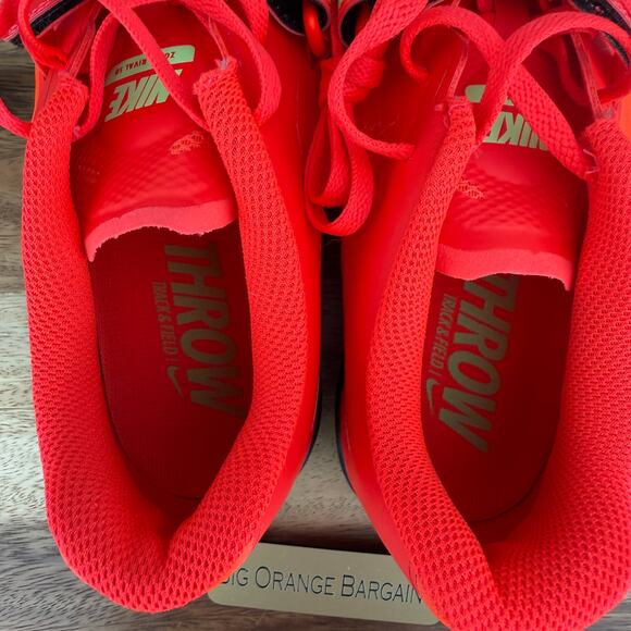 Nike Zoom Rival SD 4 Track Throwing Shoes Bright Crimson Men\'s Size 9 FZ9665-600